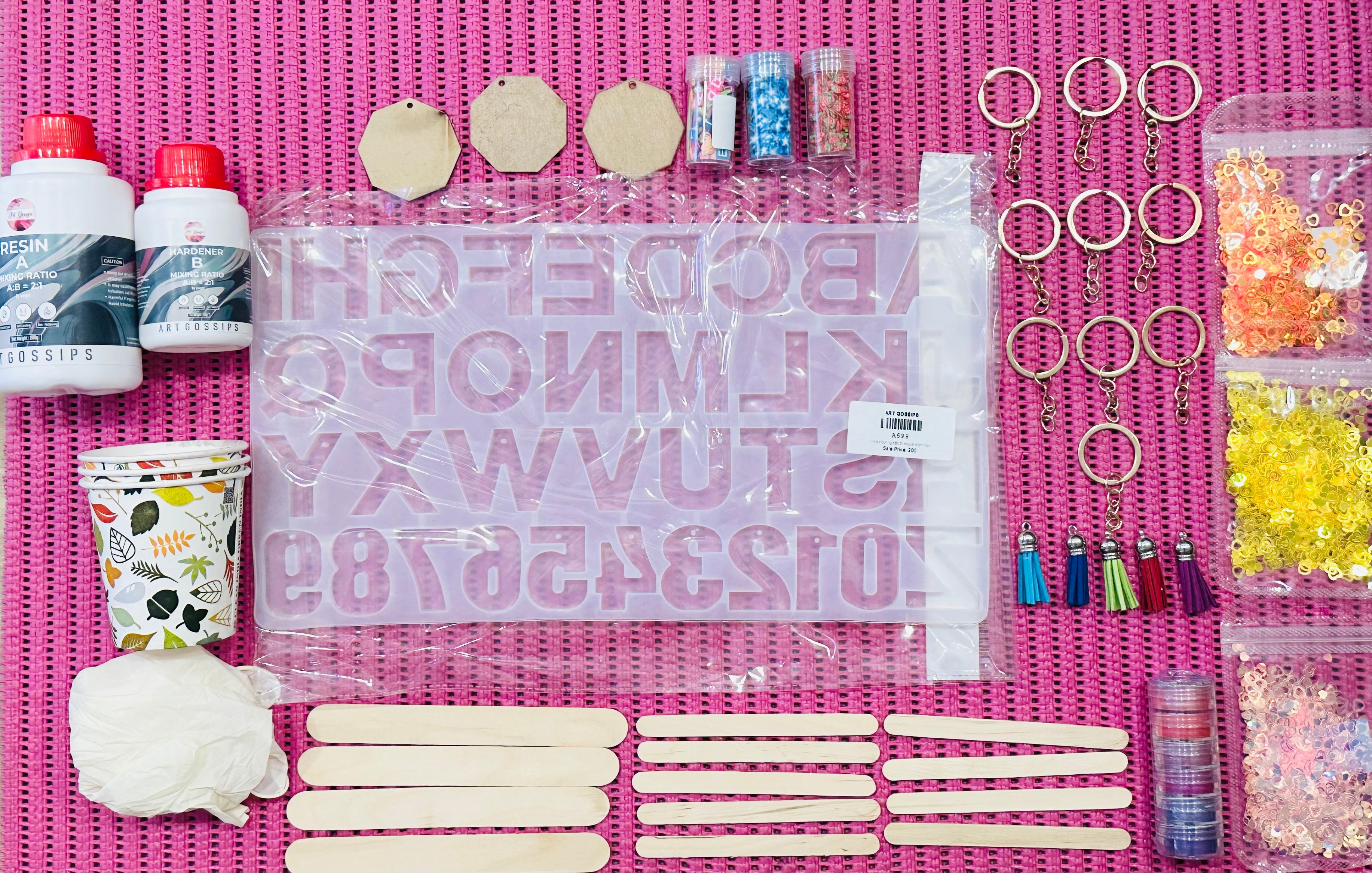 Alphabet Keychain Kit