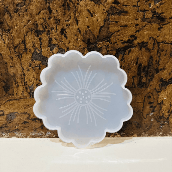 4.5" inch Flower Coaster Mould