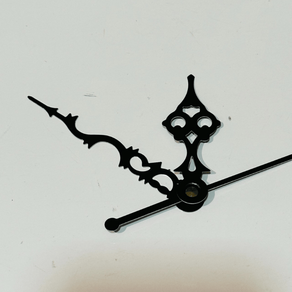 Small Black Maharaja clock hands