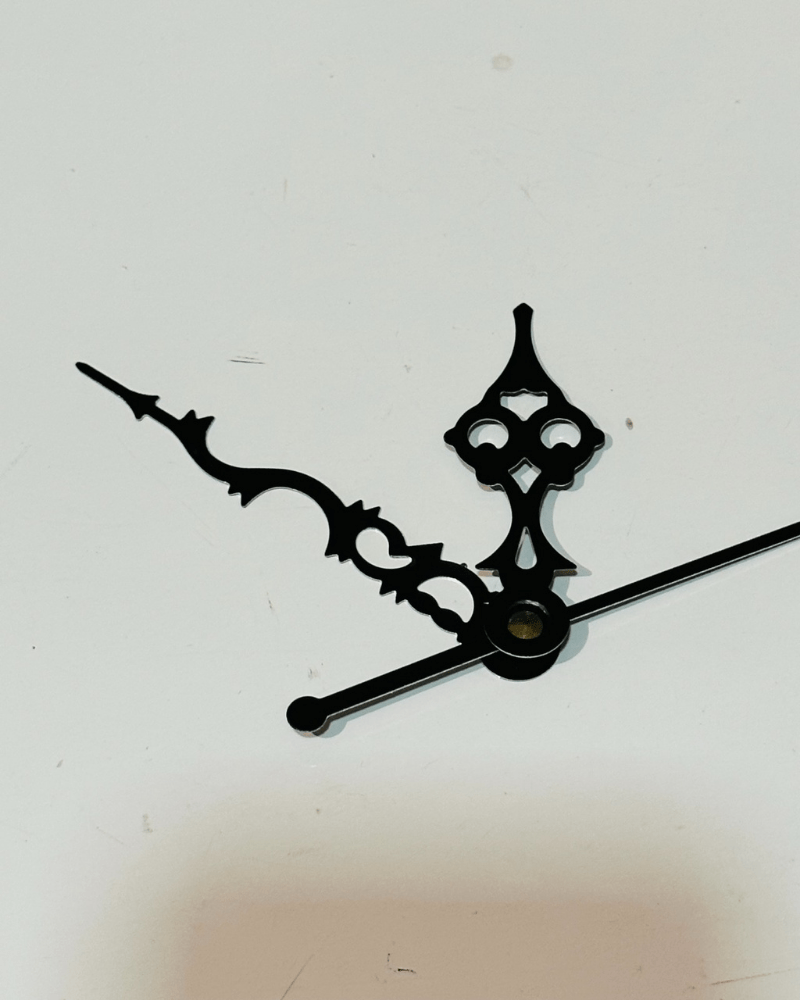 Small Black Maharaja clock hands