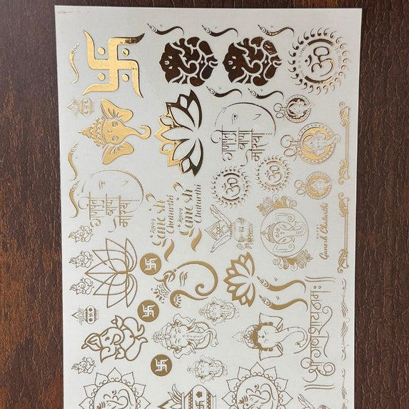 Embossed Sticker 043