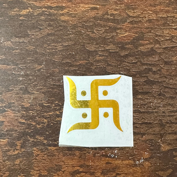 Swastik Vinyl Sticker 1.5"