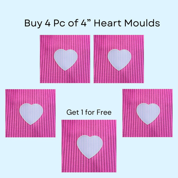 4” Heart Mould Combo