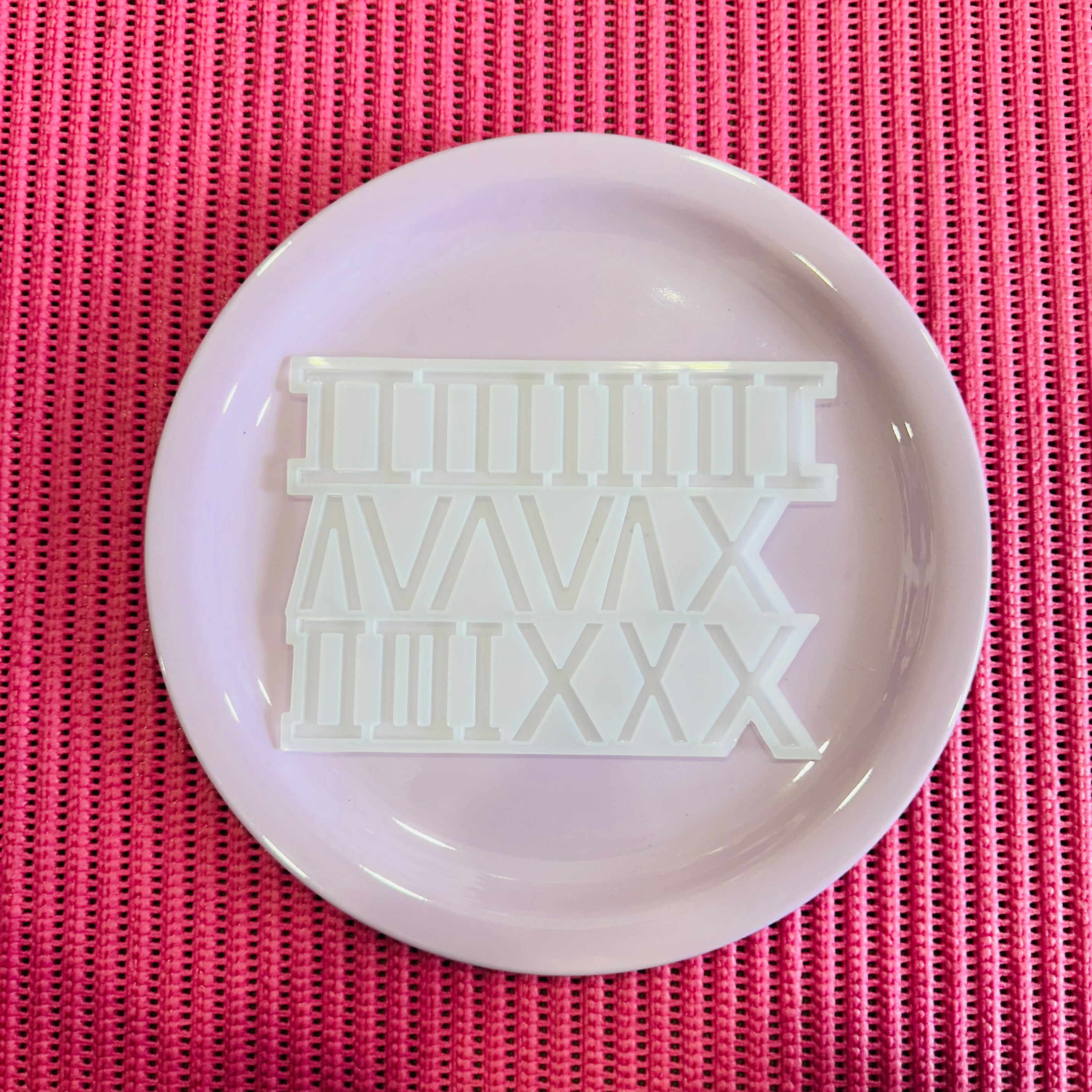 Roman No For Clock Mould