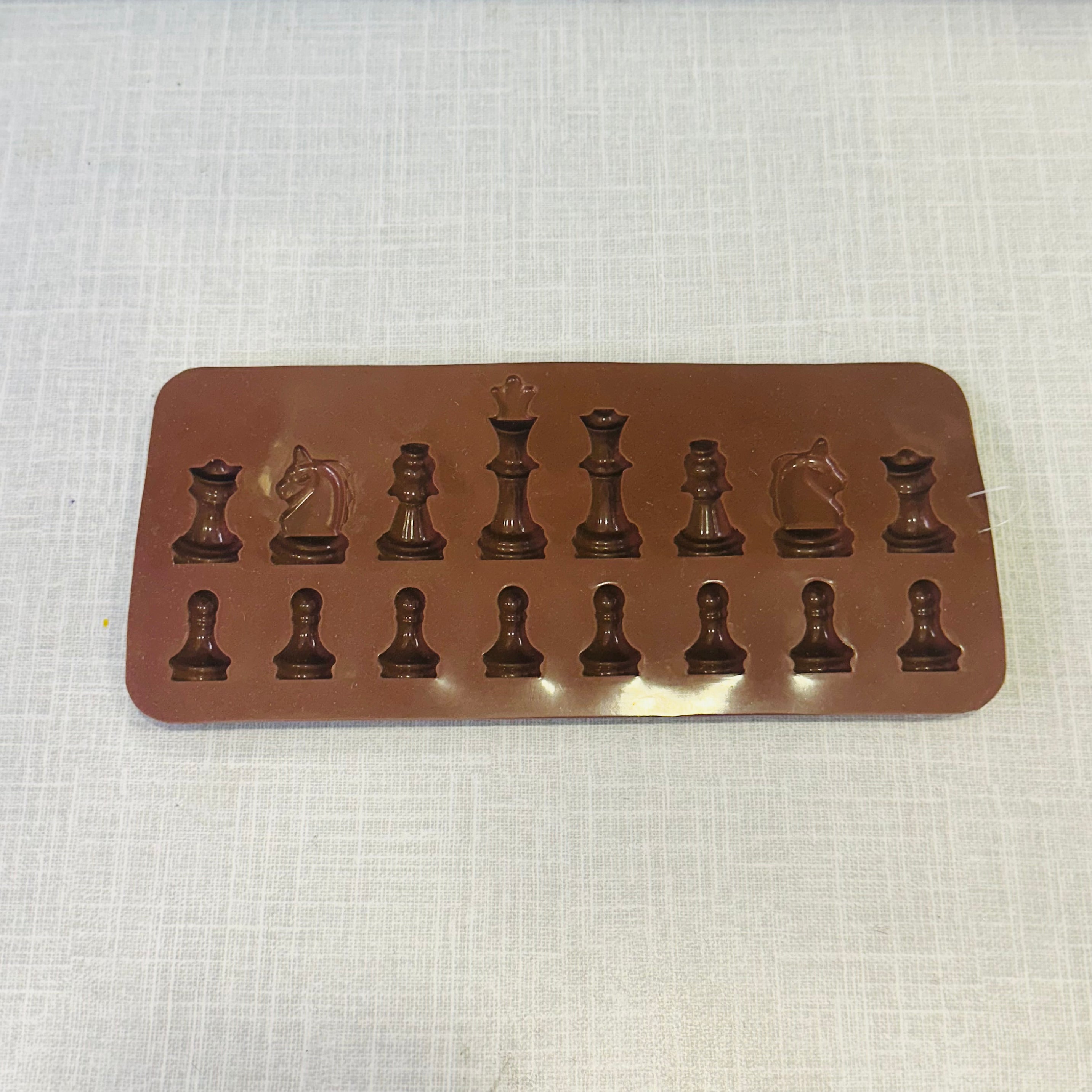 Brown Chess Pieces Mould
