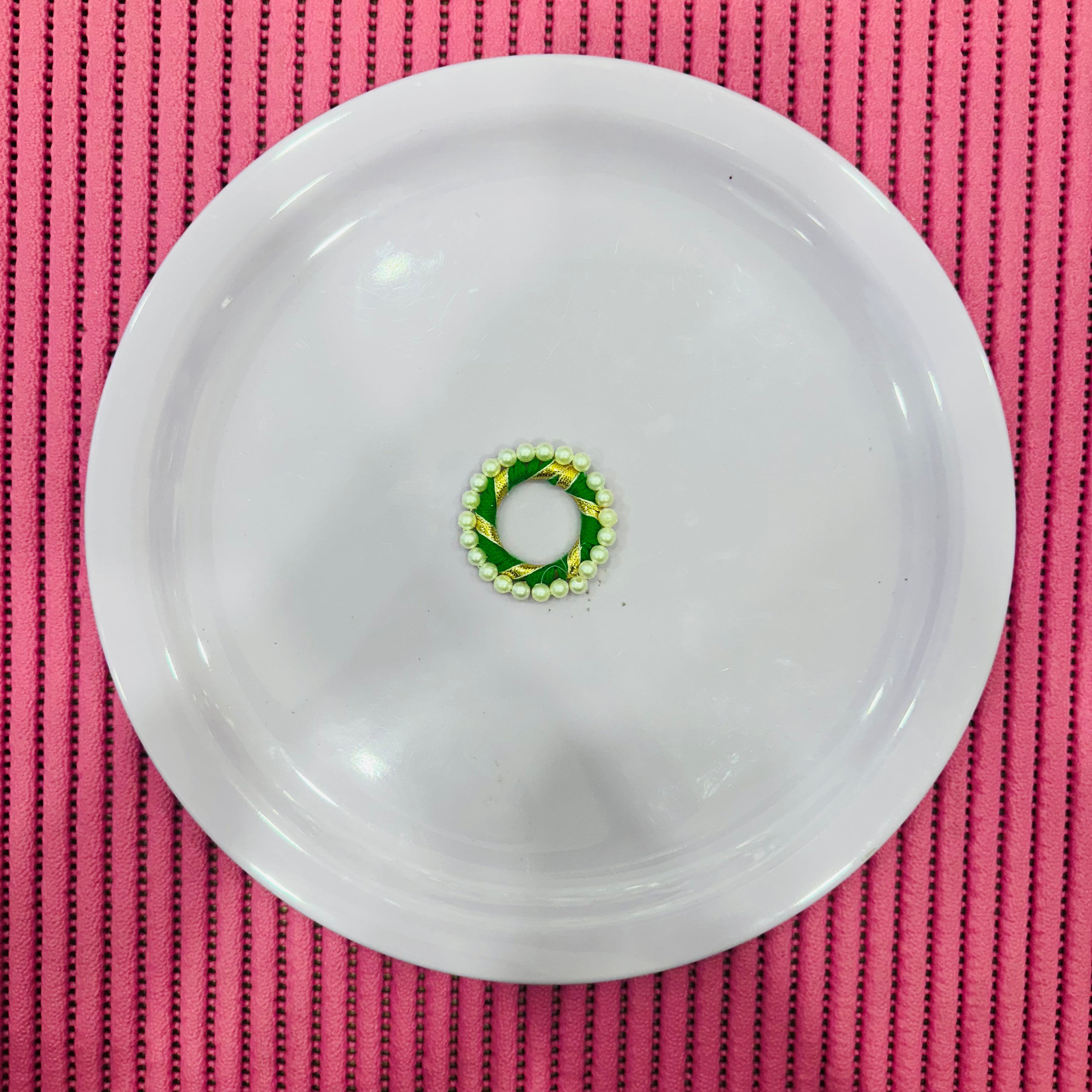 Green pearl Ring