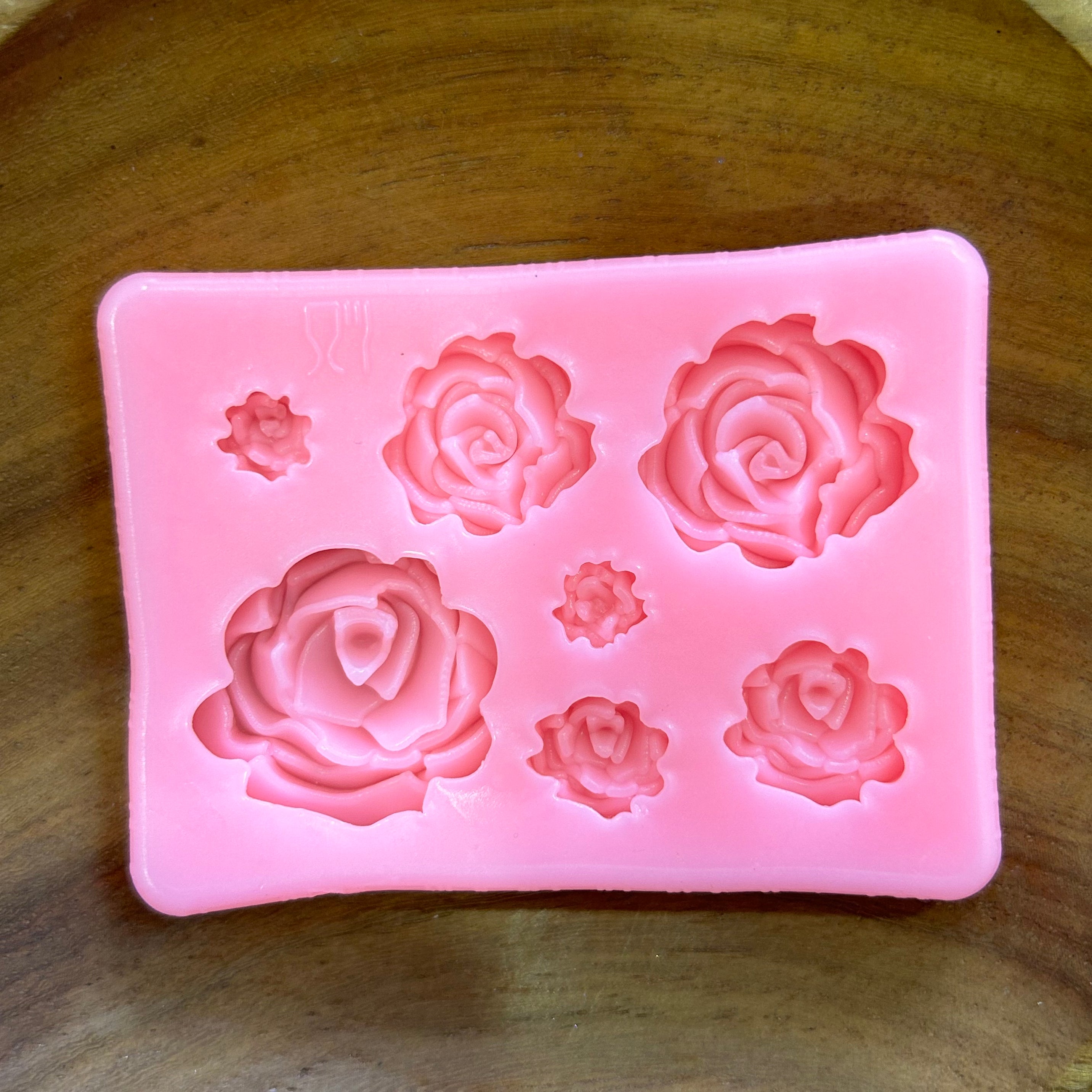 7 Cavity Rose Pink Mould