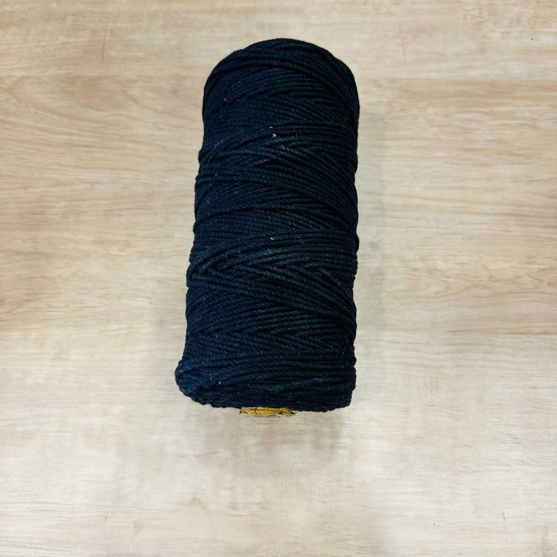 3 mm Black Macrame thread