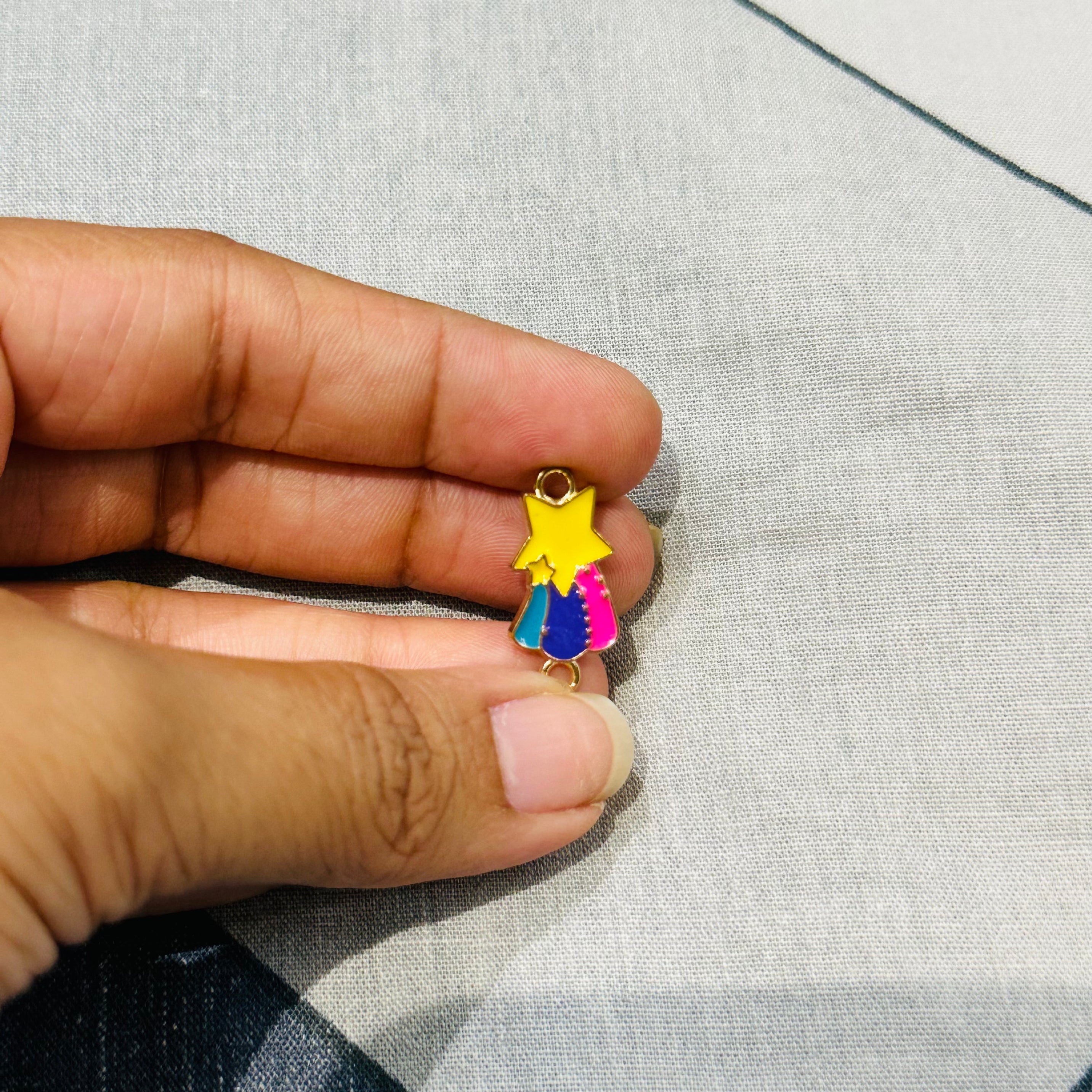 Designer Star Rakhi Charm