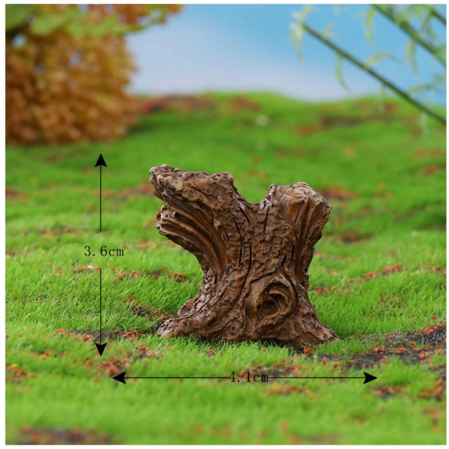 Half Cutting Tree Miniature