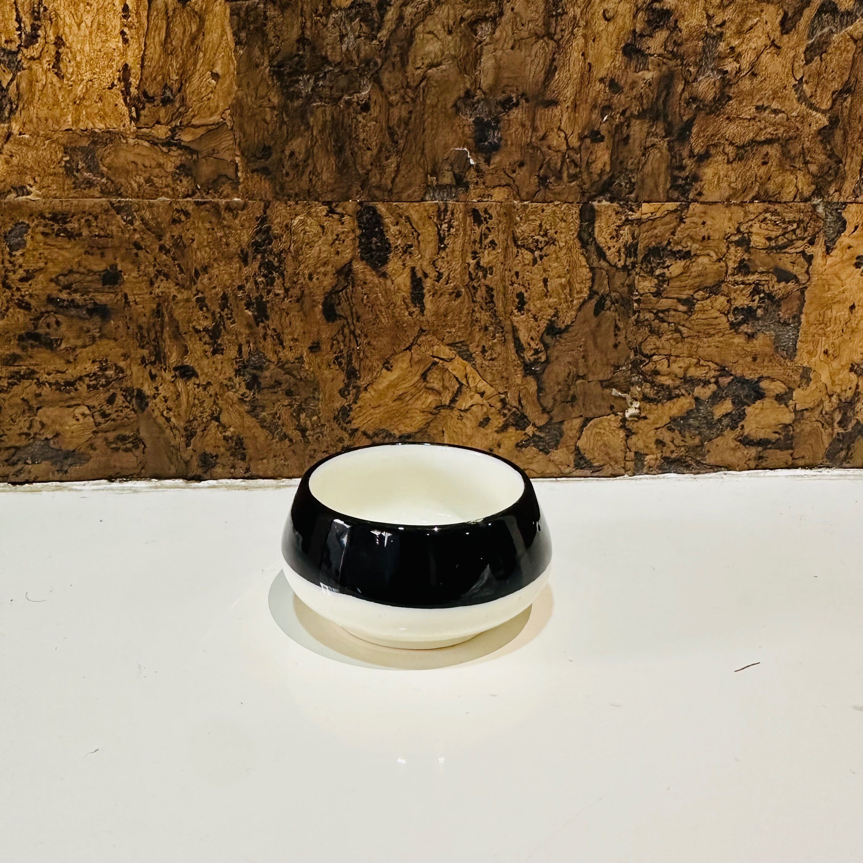 Black-White Printed Small Bowl