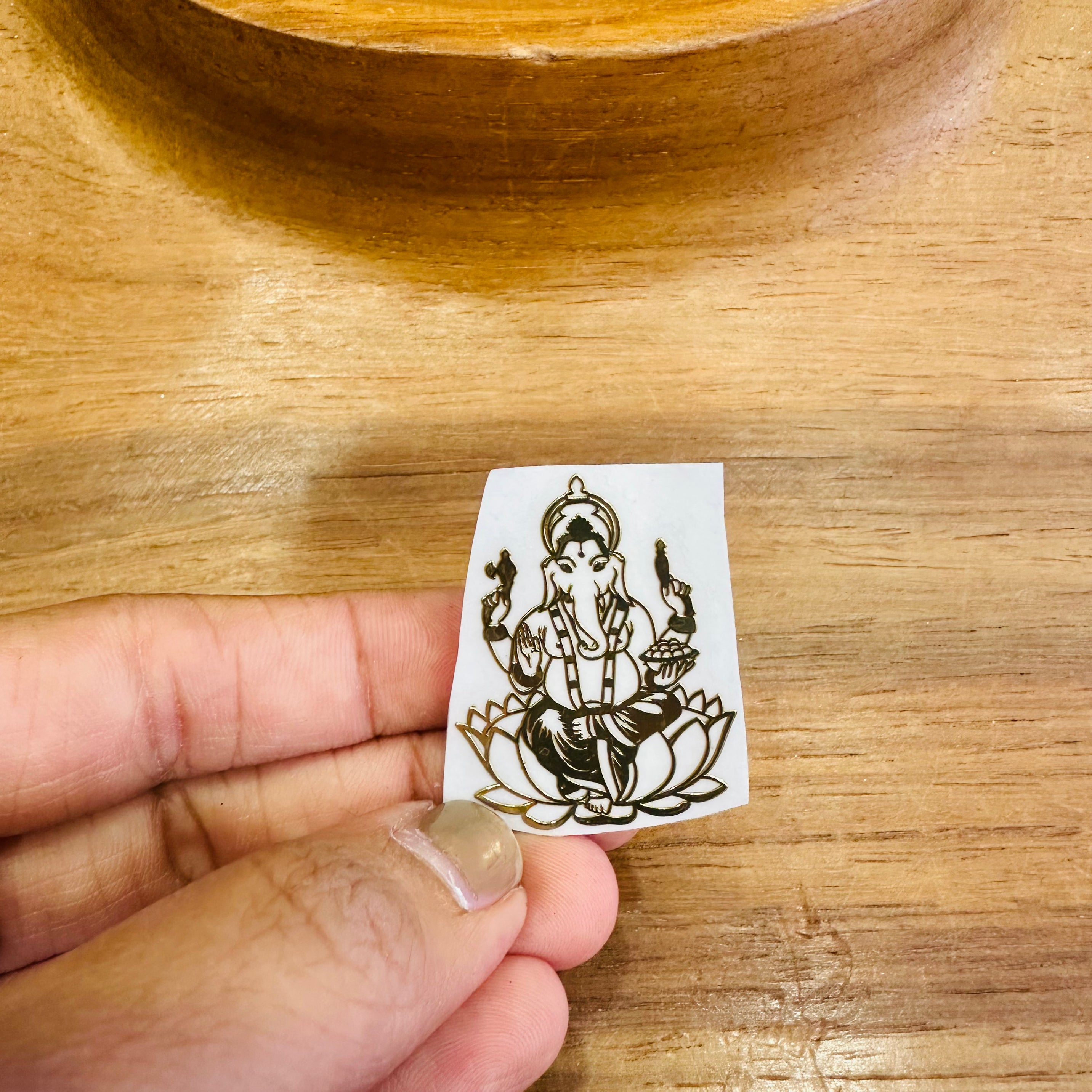 Ganeshji Metallic Sticker