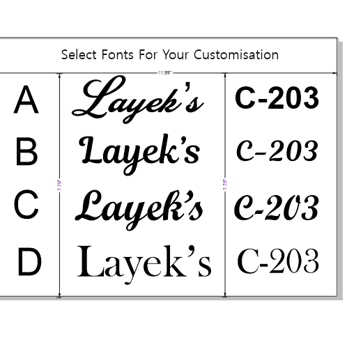 Golden Acrylic Cutout