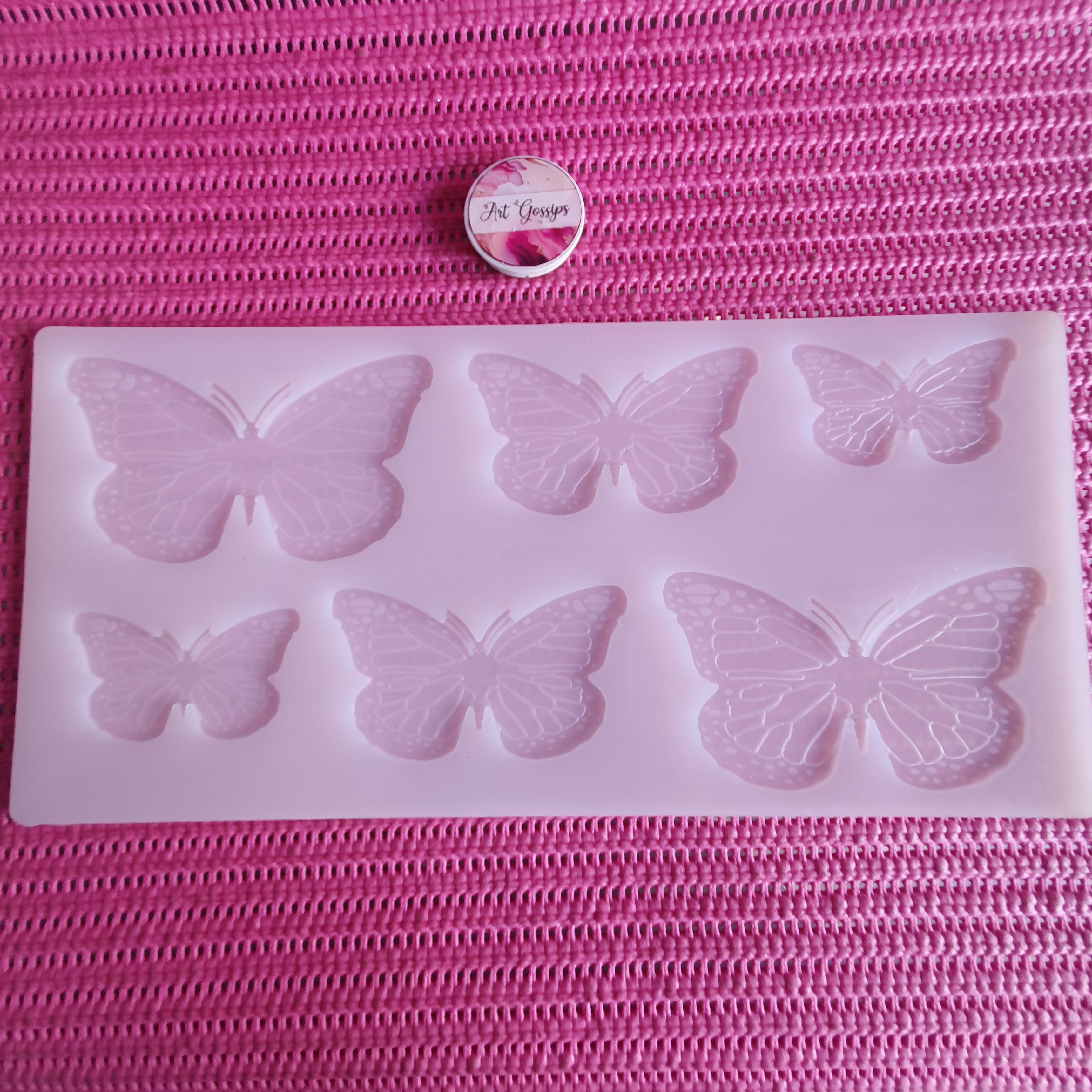 6 Cavity 3D Butterfly Mould
