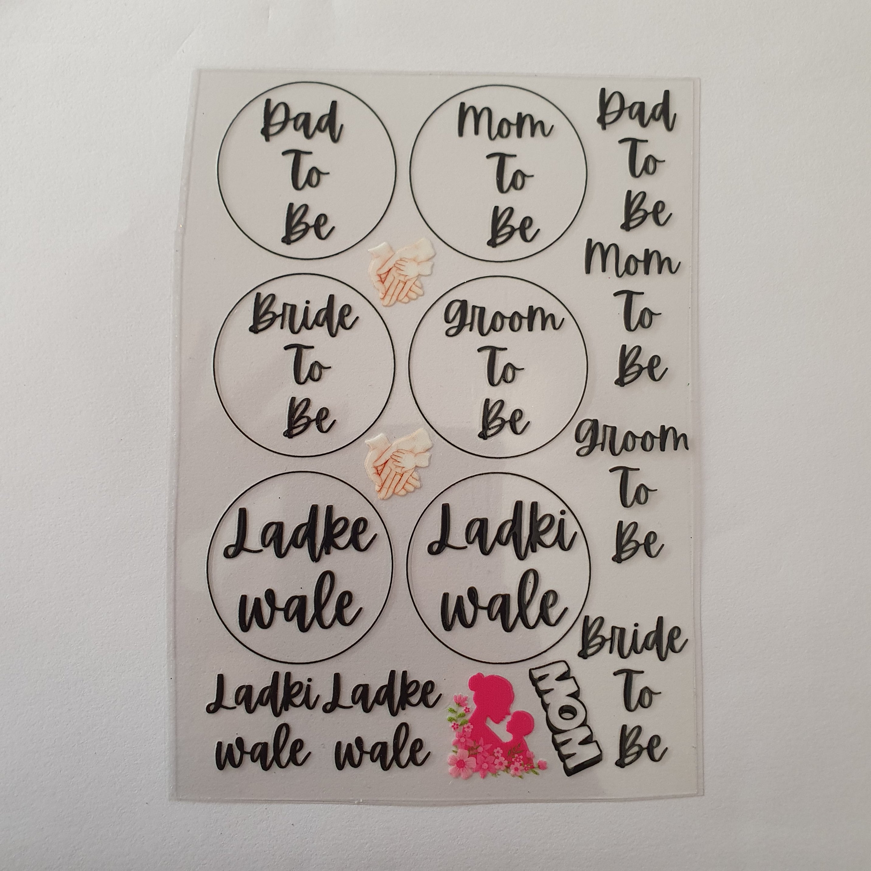 To Be Tag Dtf Stickers