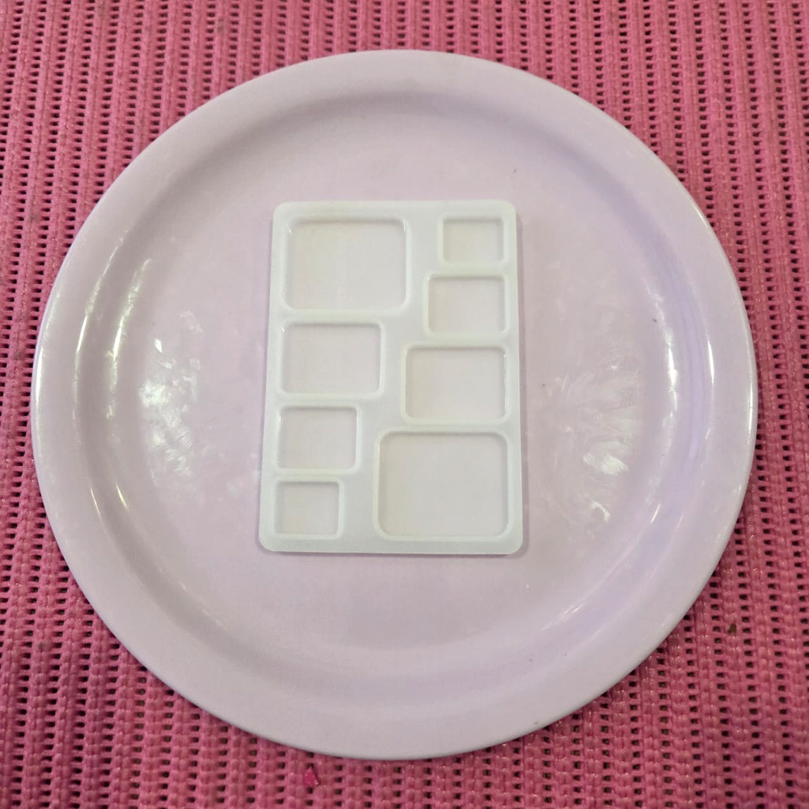 8" Cavity Rectangle Rakhi Bracelet & Pendant Mould