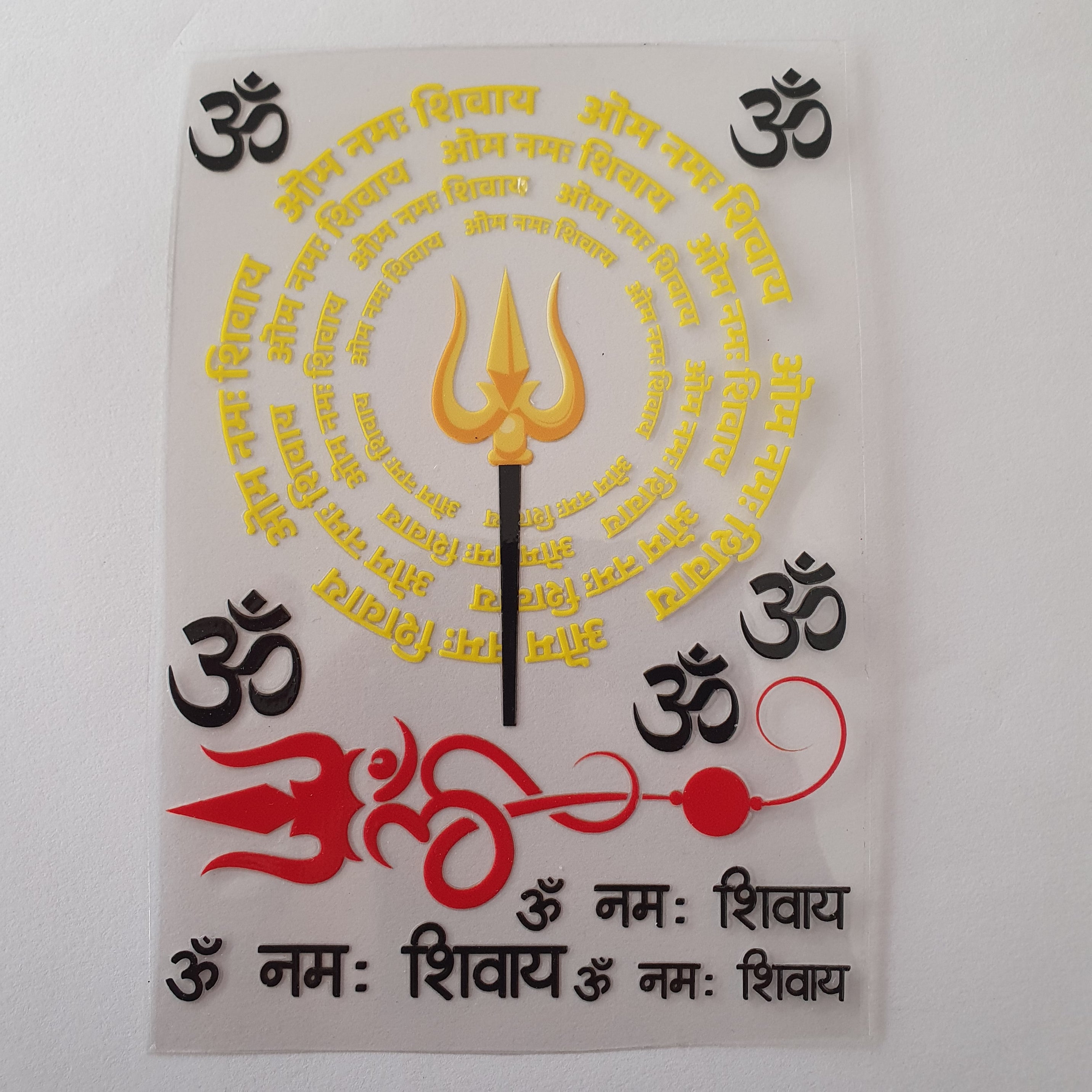 Om namh shivay Dtf Stickers
