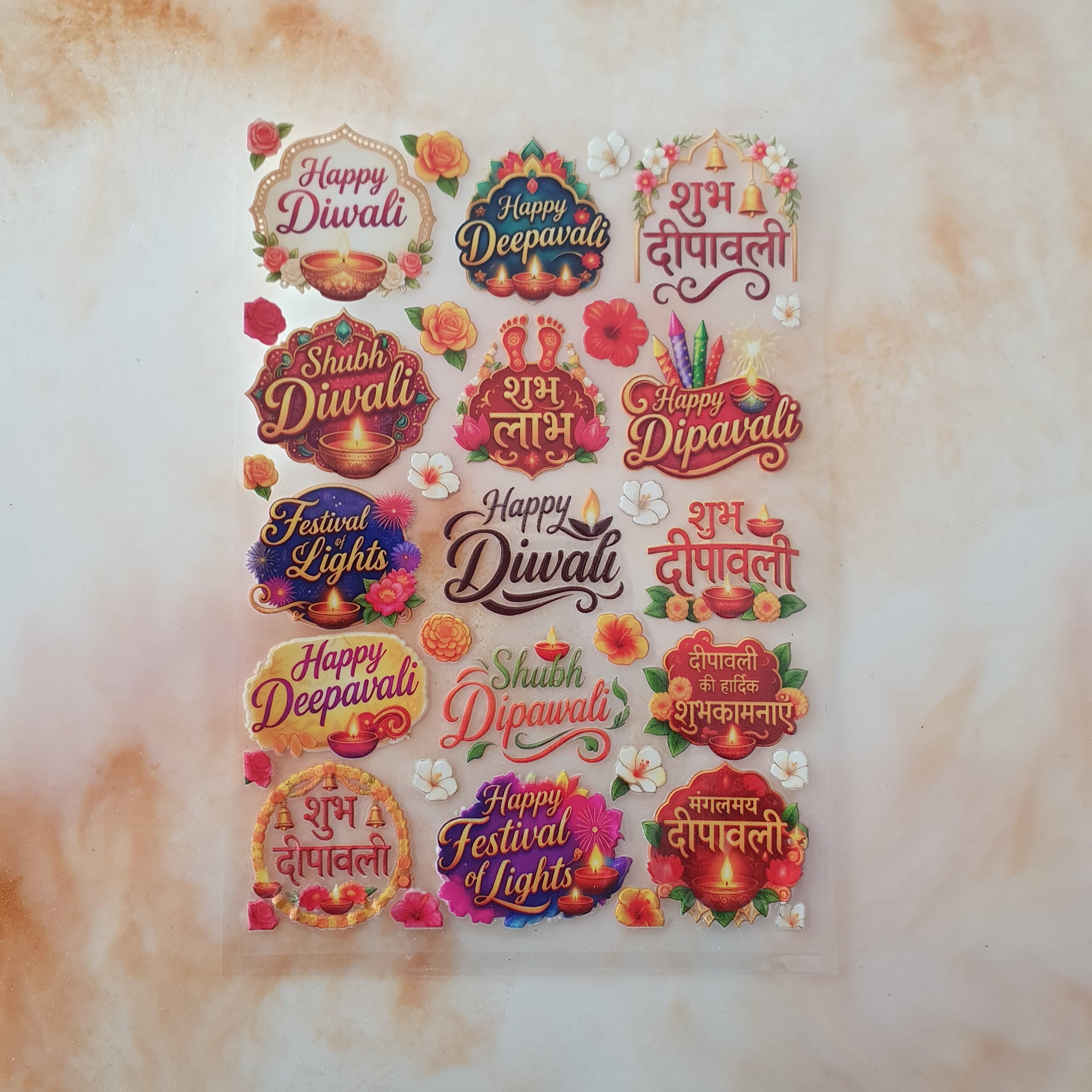 Diwali Dtf sticker