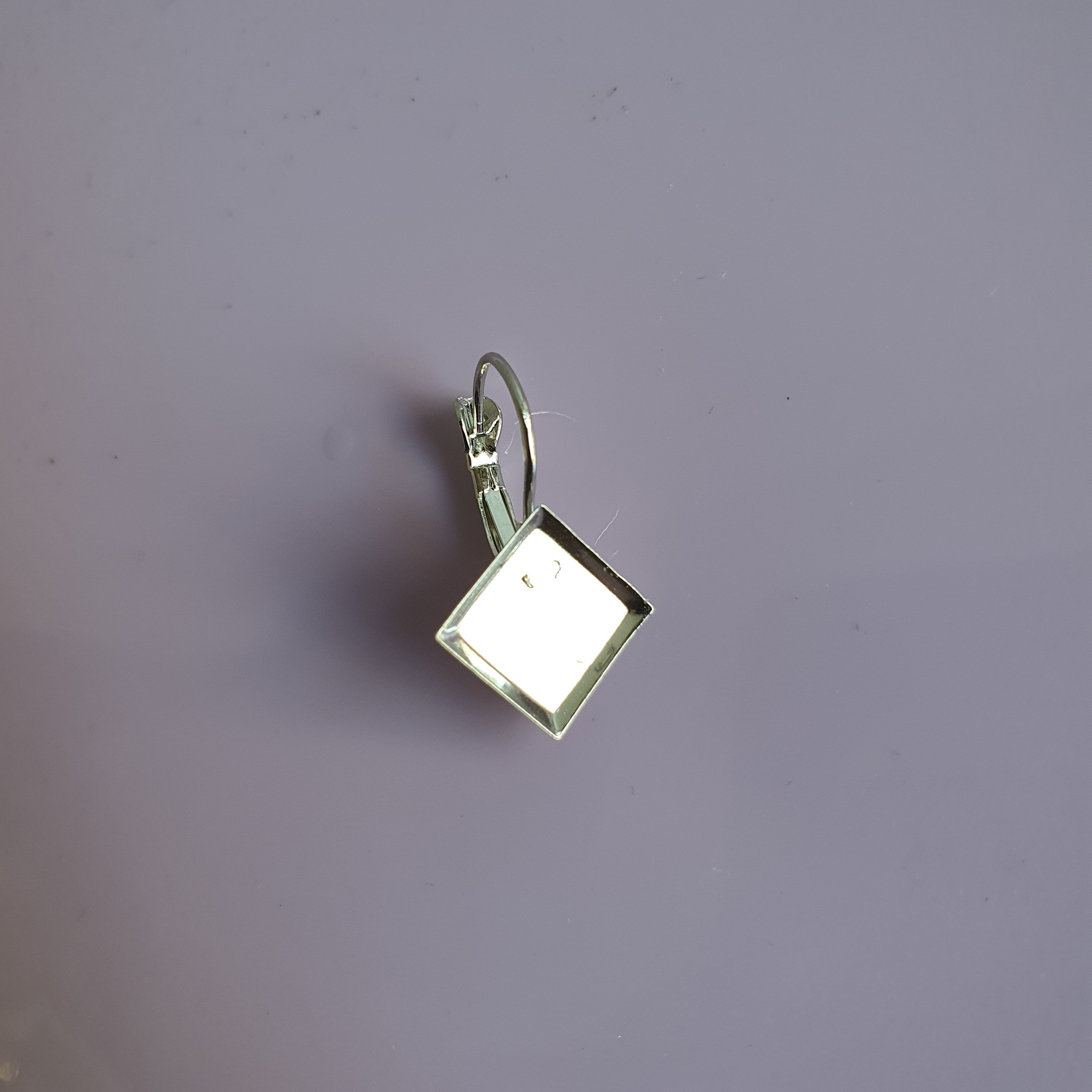 Earring clip silver