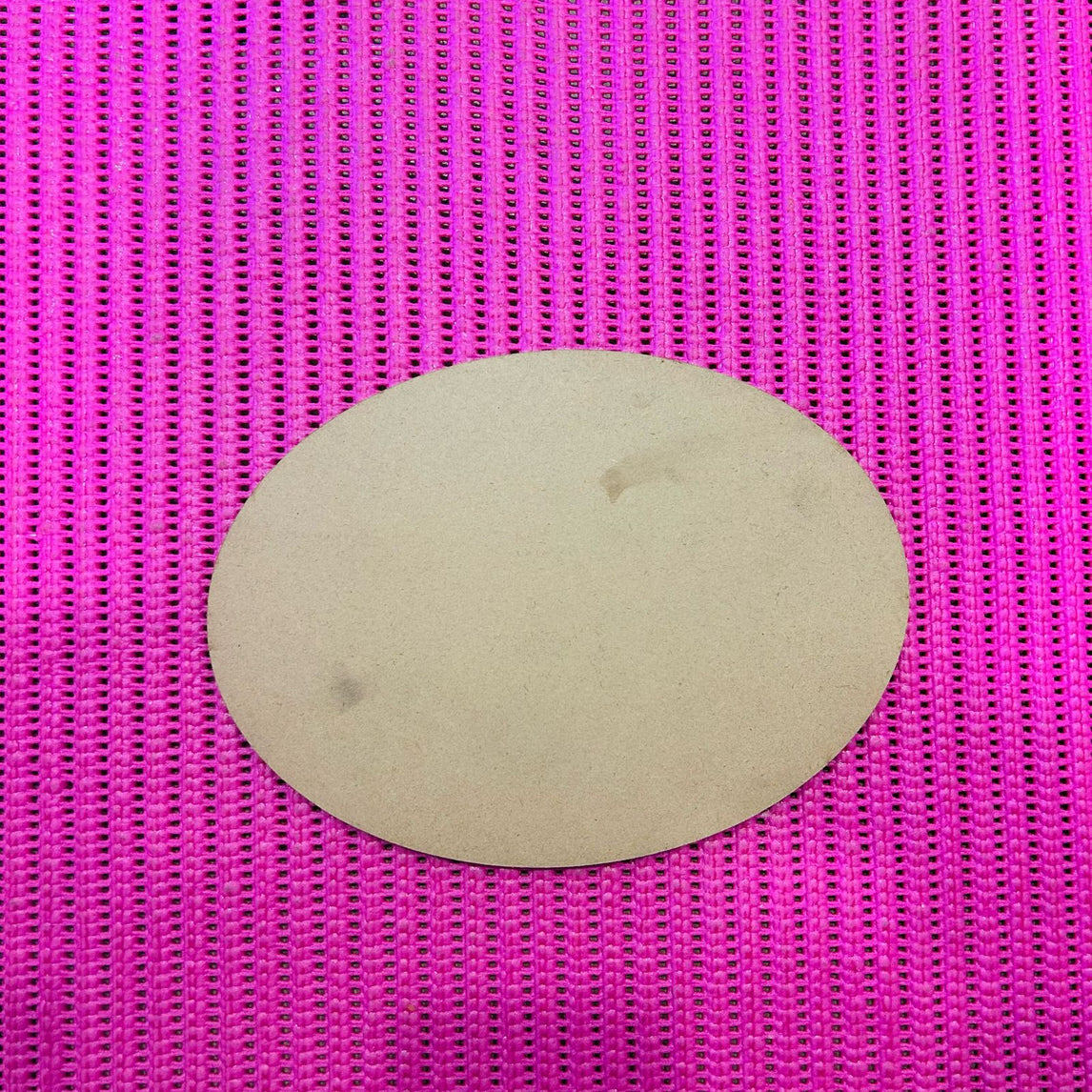 6" MDF Oval