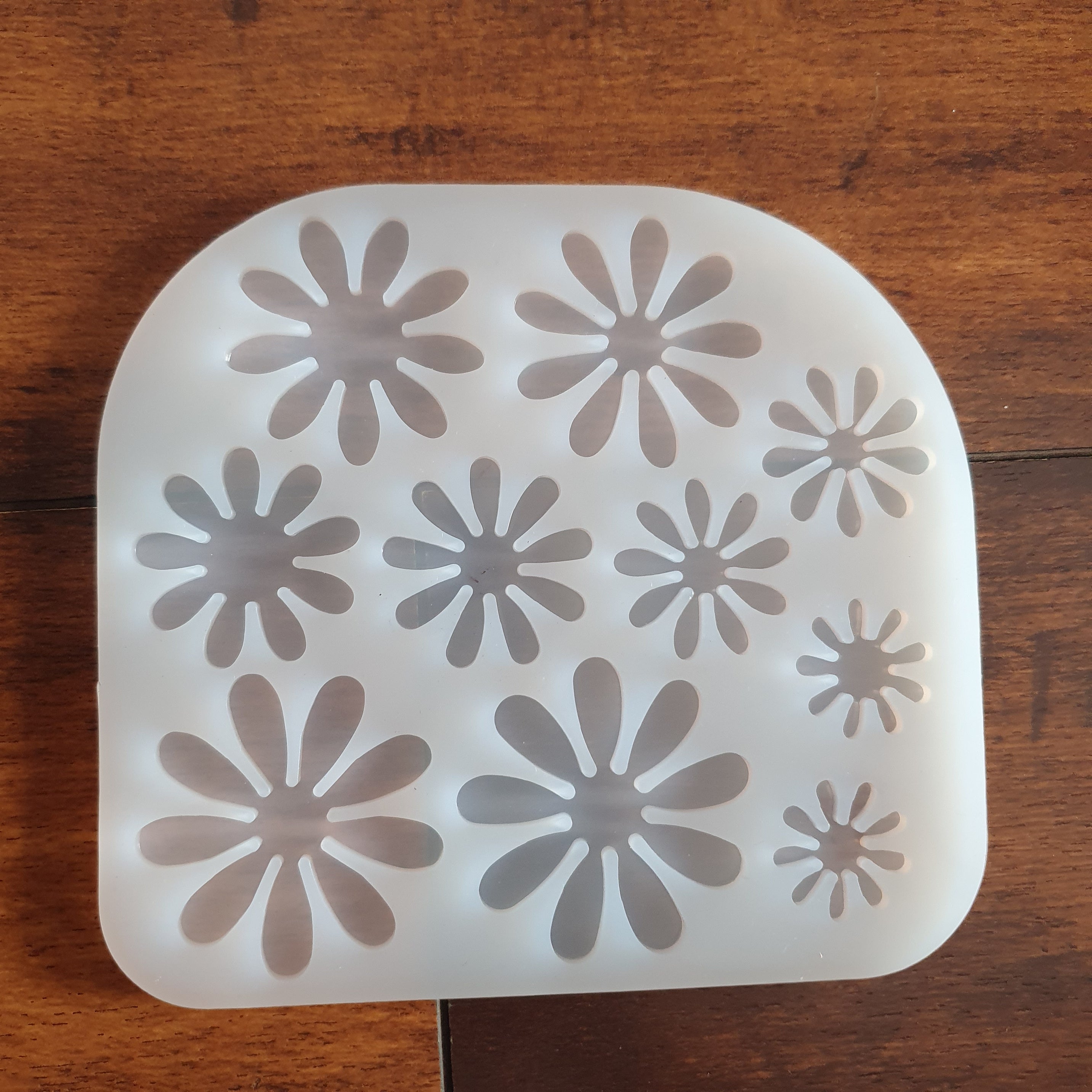 10 Cavity 3D Flower Mould
