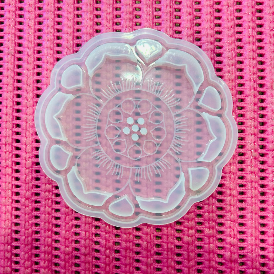 Deslgner Flower Coaster Mould