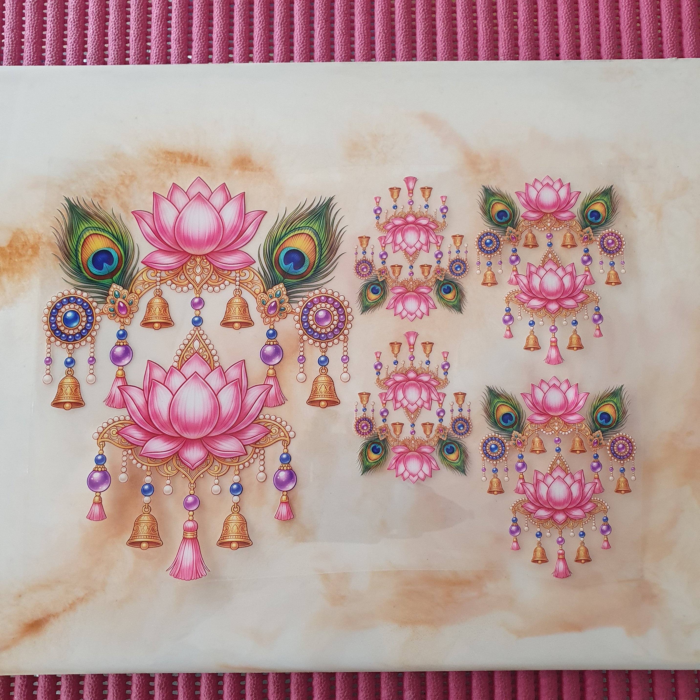 lotuses Dtf Stickers
