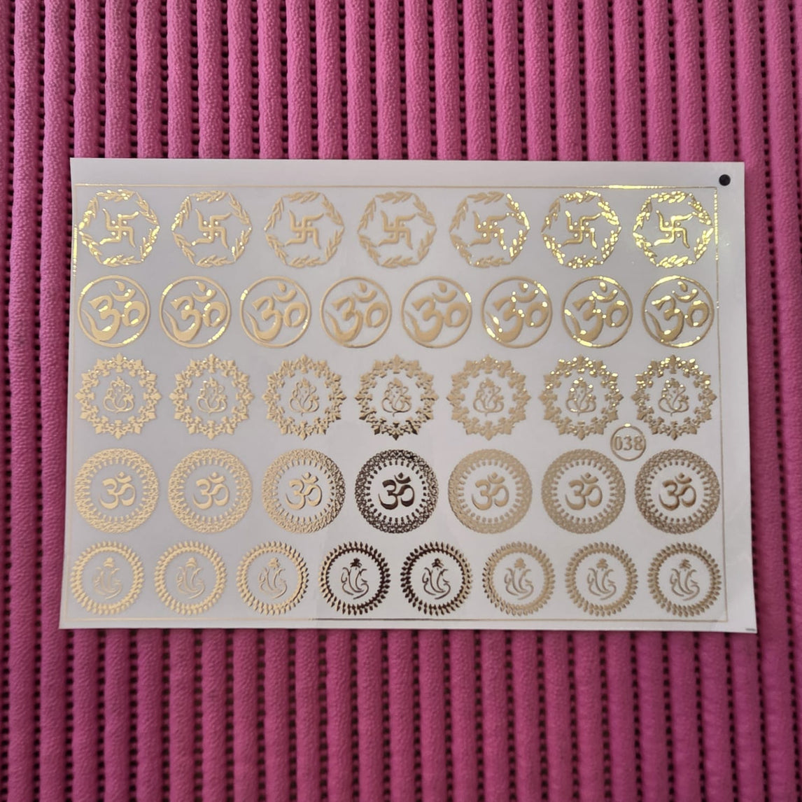 Embossed Sheet A-038