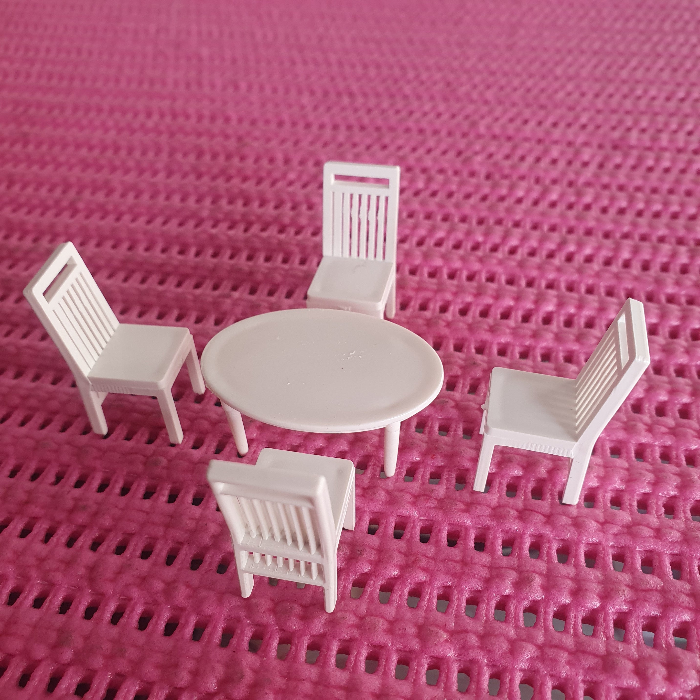table chair set miniature