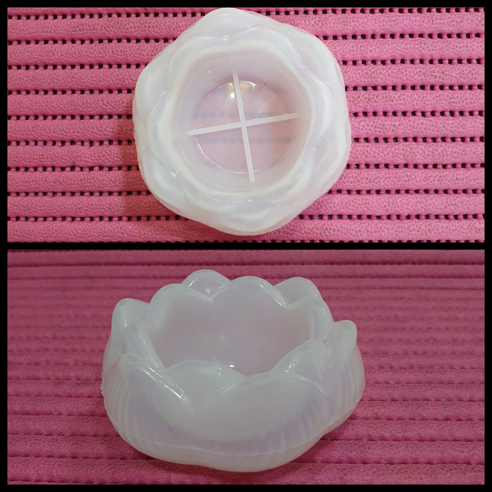 Lotus Flower Bowl & Tea Light candle Stand Mould