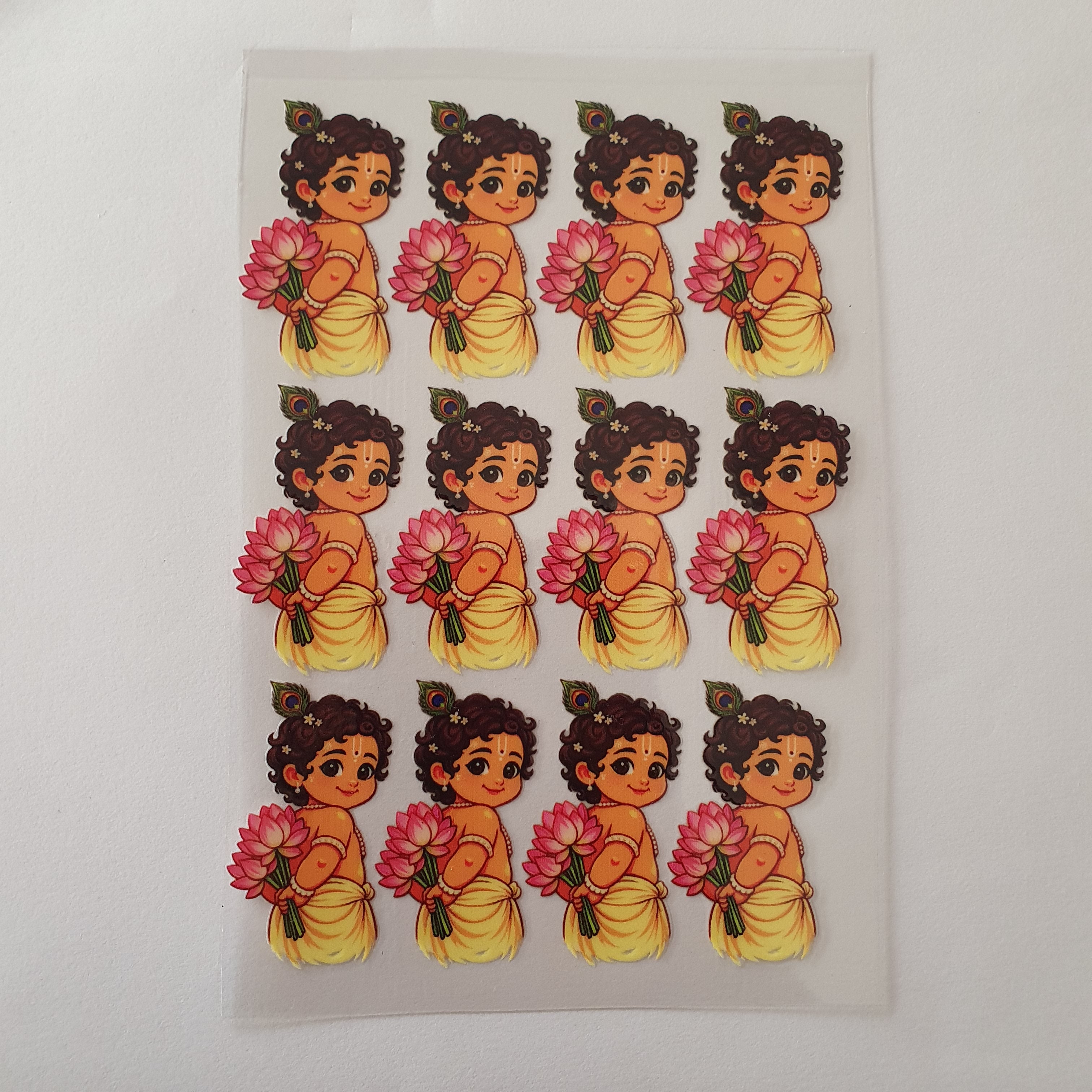 Little Krishna Dtf Stickers