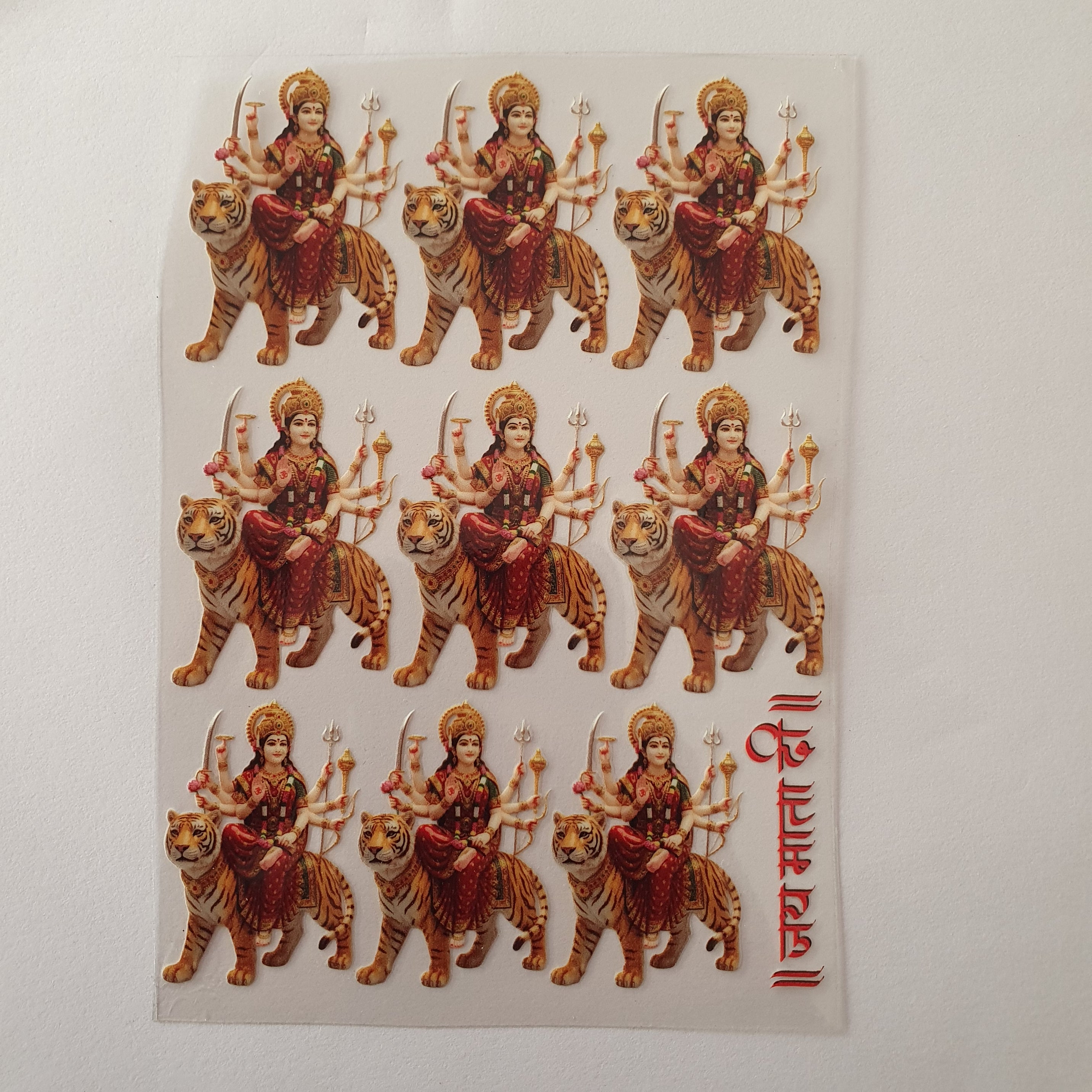 Goddess Durga Dtf Stickers