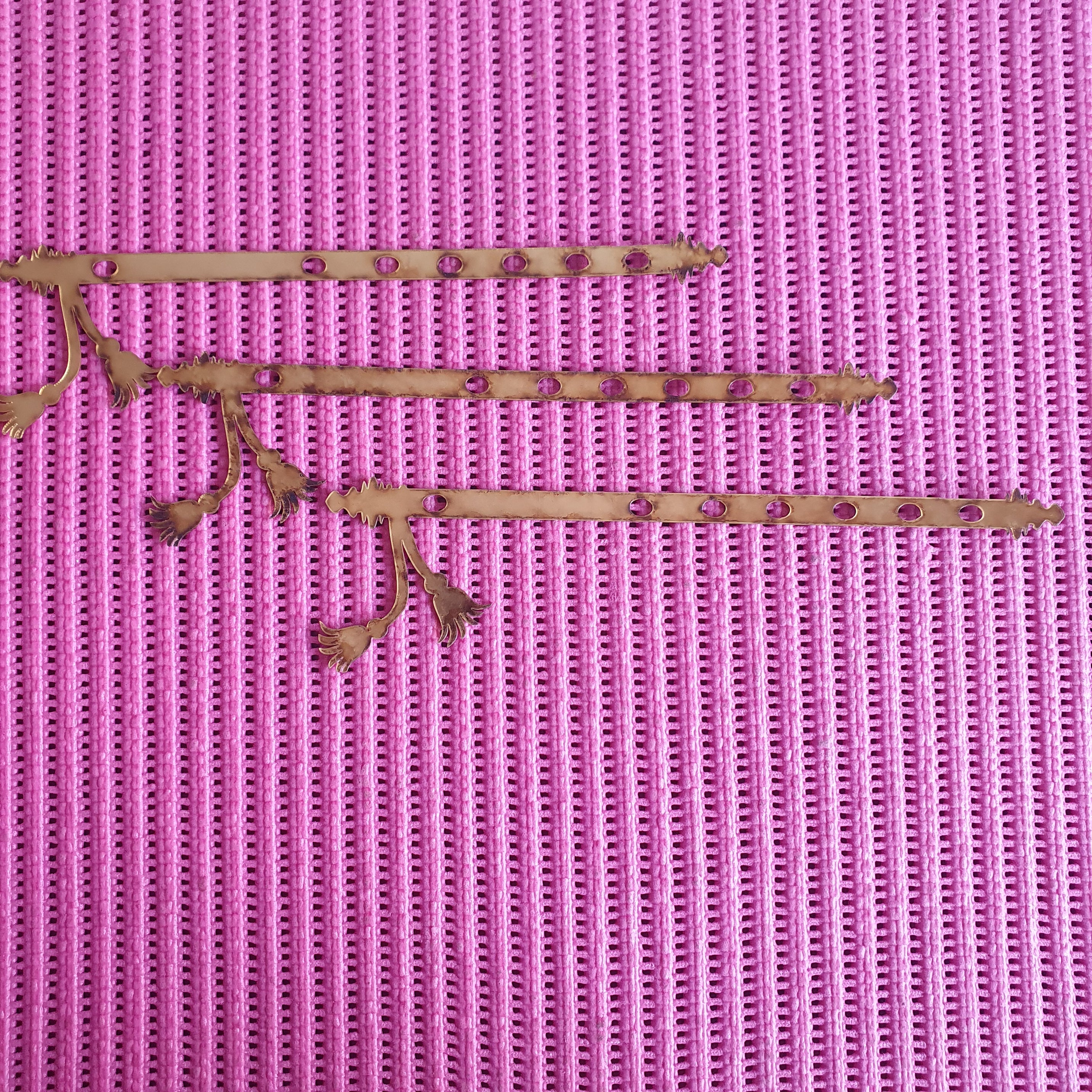 Golden acrylic flute