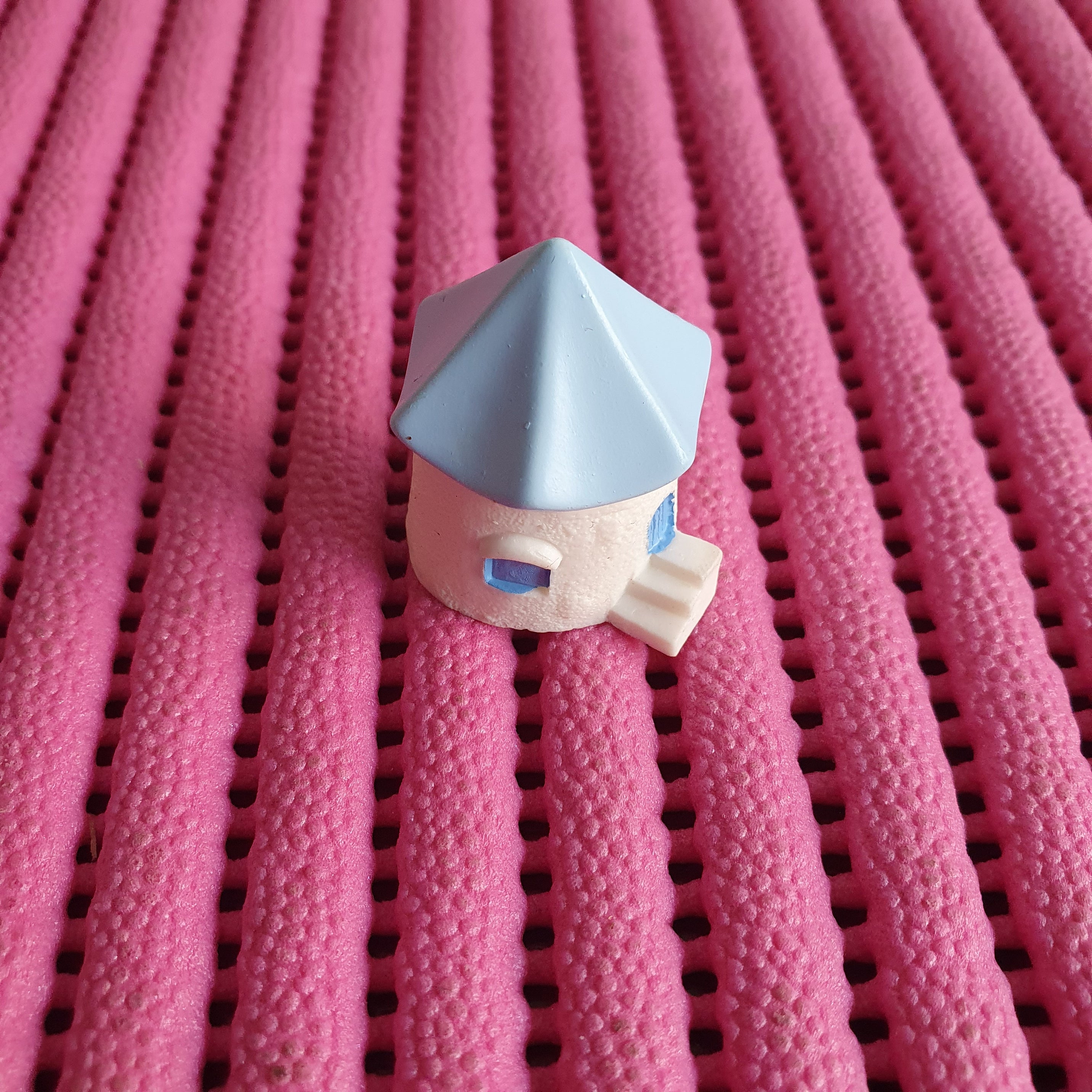 Blue house miniture