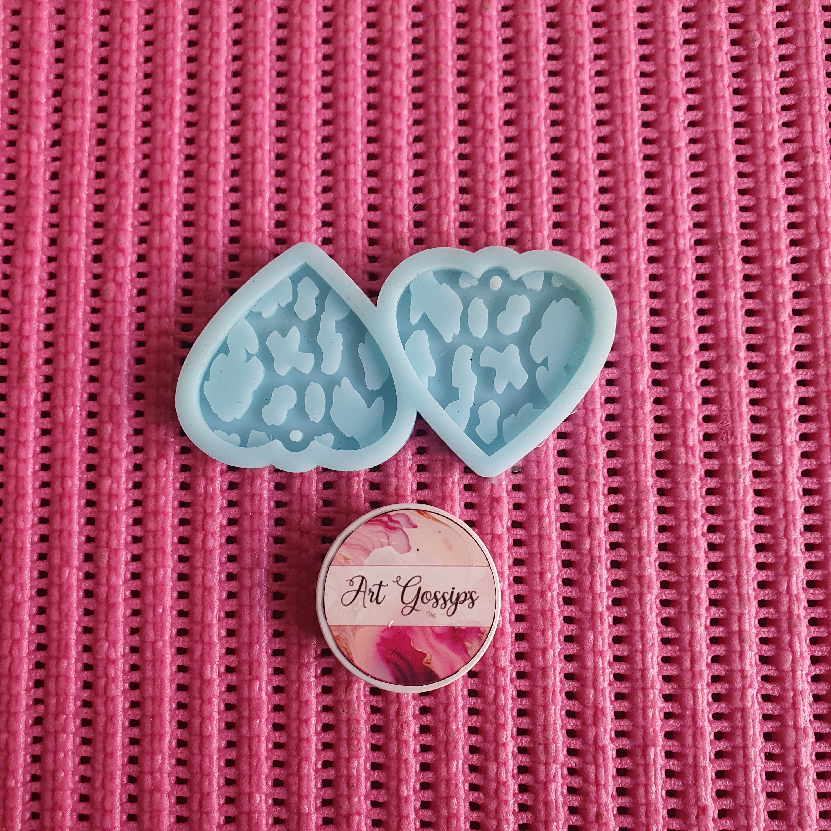 Heart earring Mould