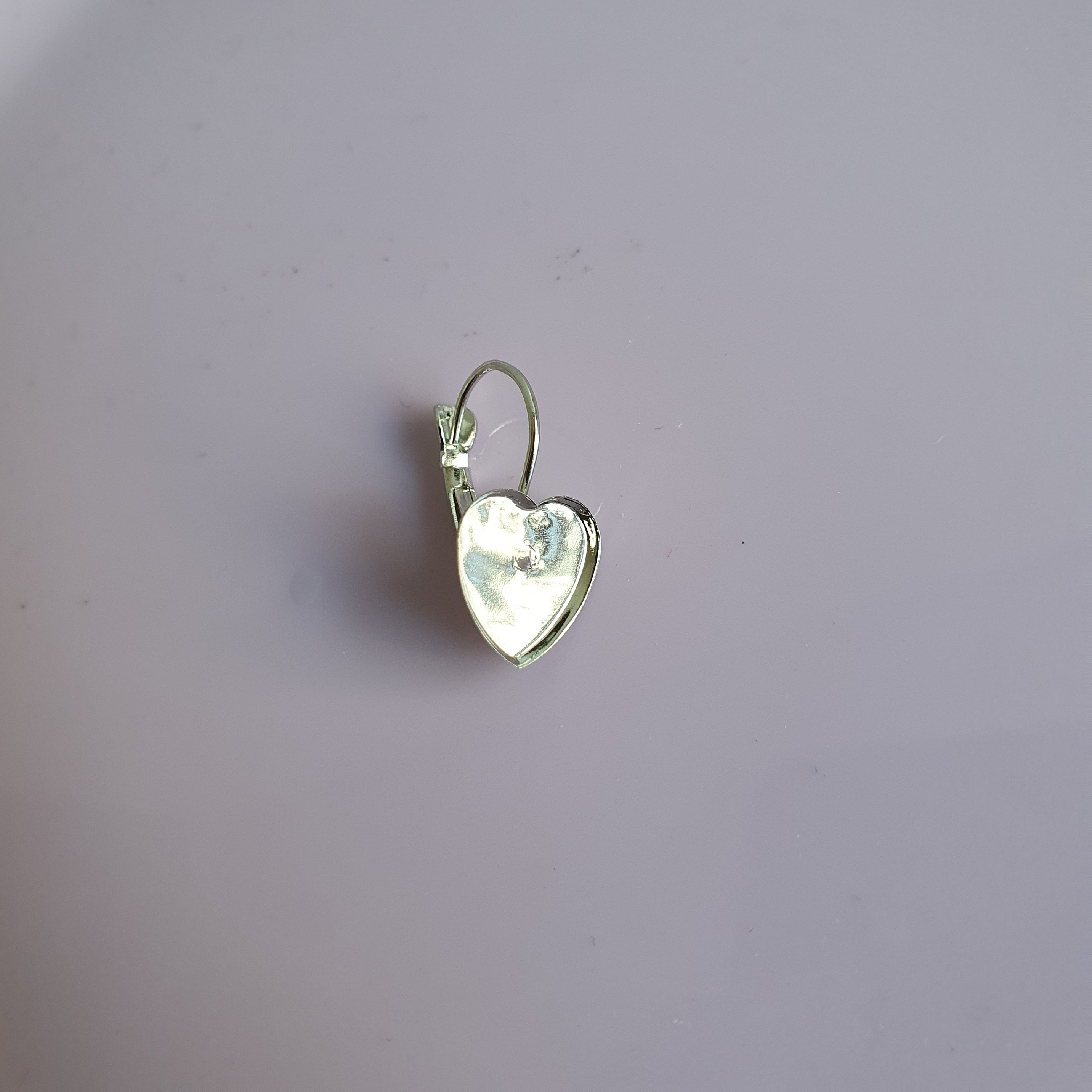Earring clip silver