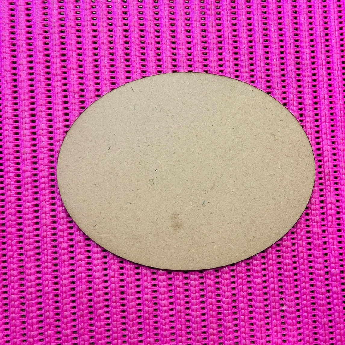 9" MDF Oval