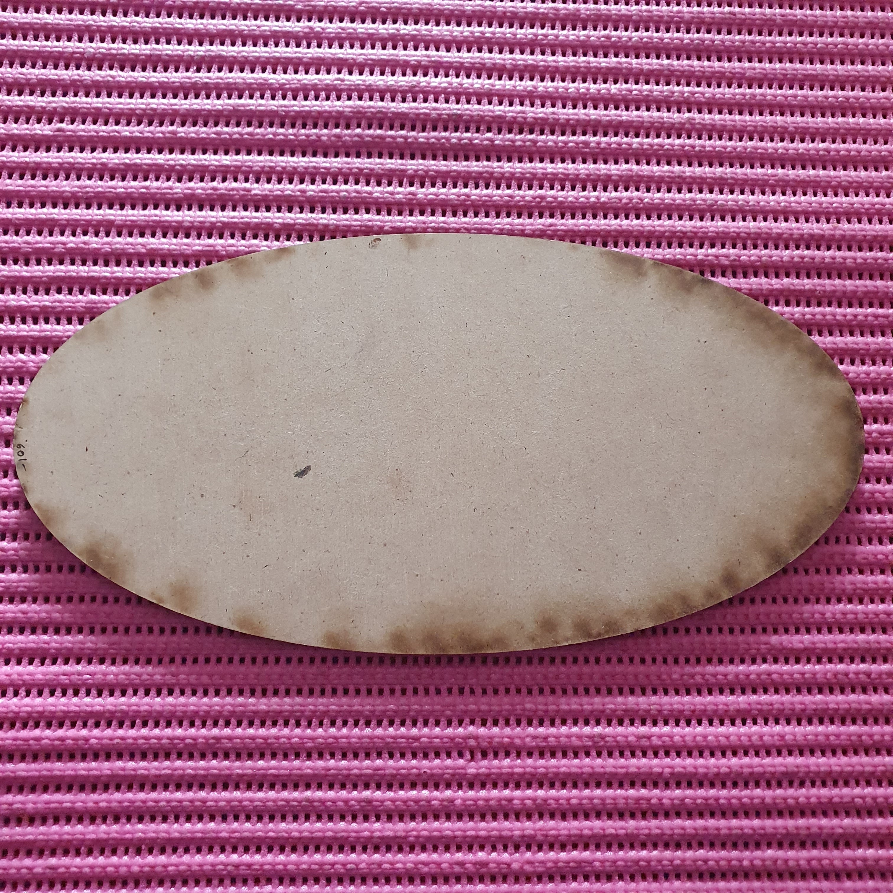 8" MDF Oval