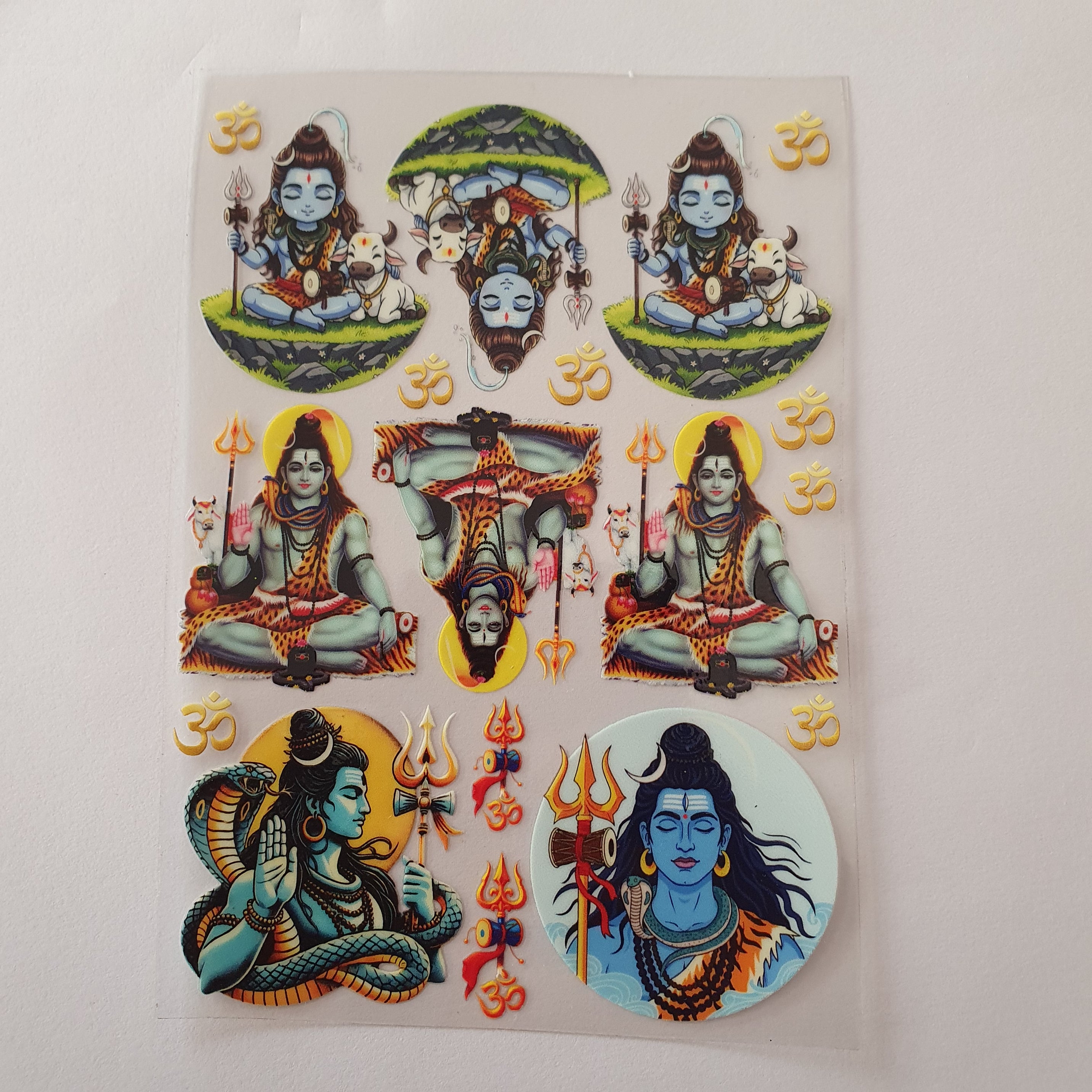 Mahadev Dtf Stickers