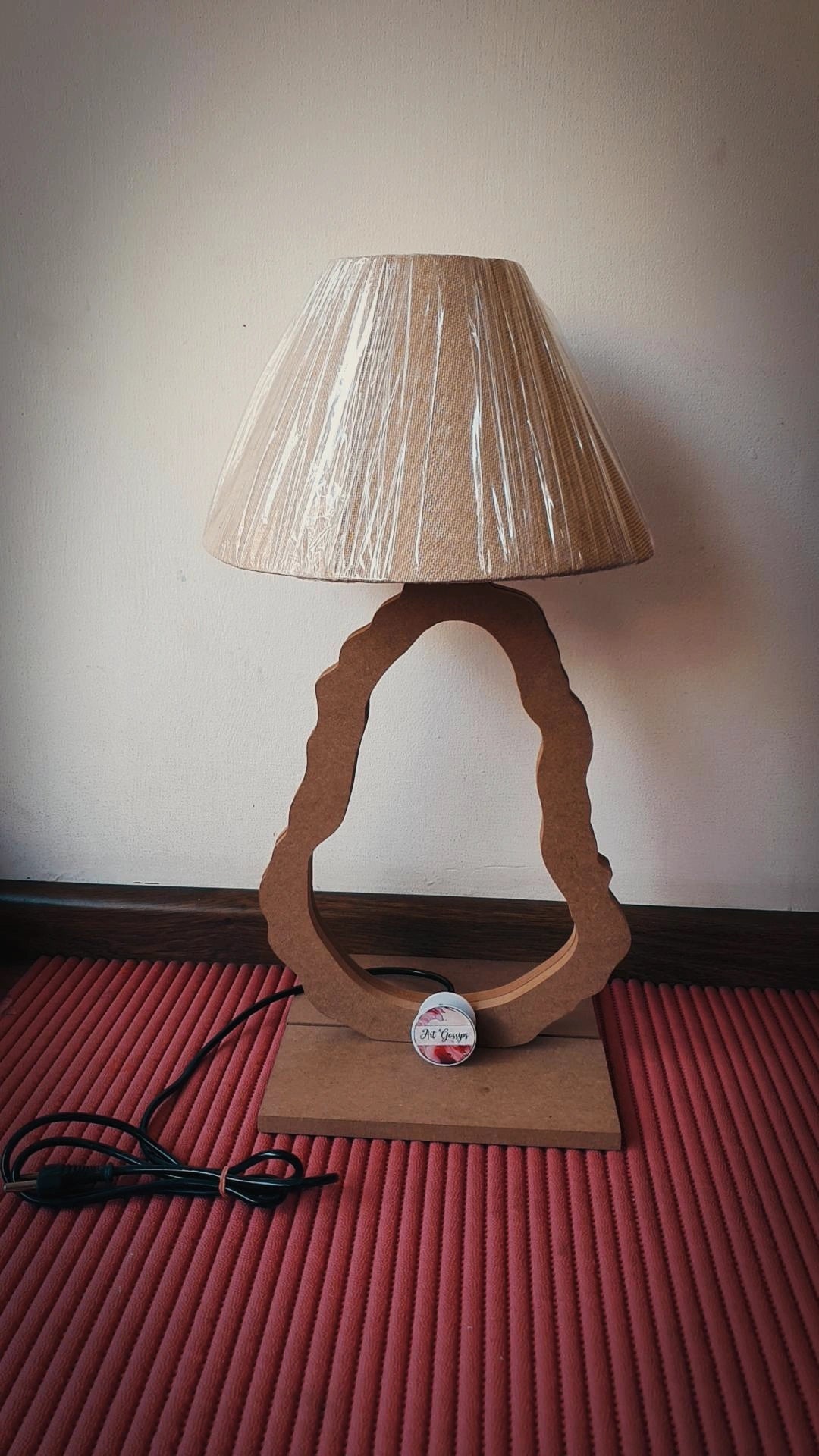 MDF Table Lamp