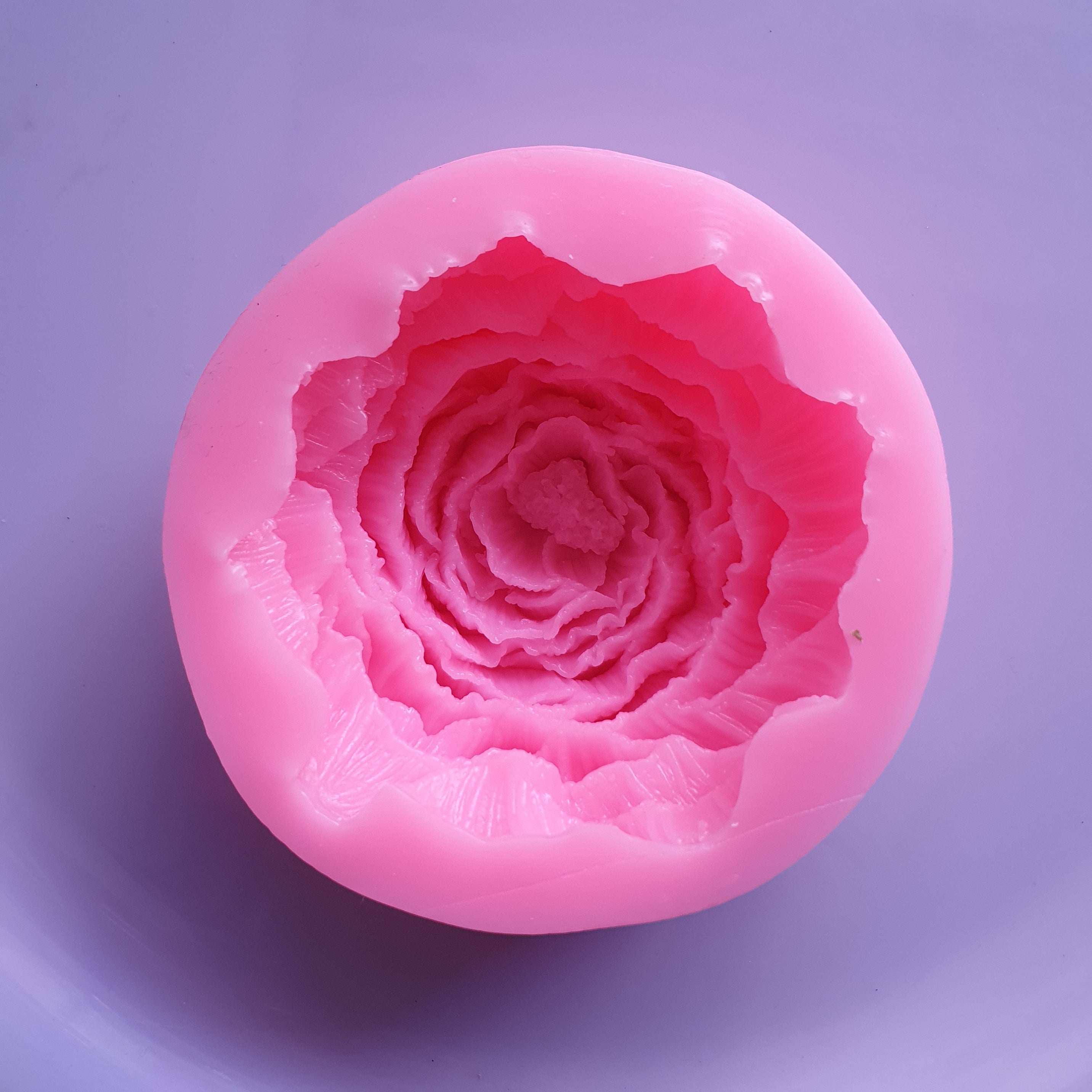 Rose flower candle mould