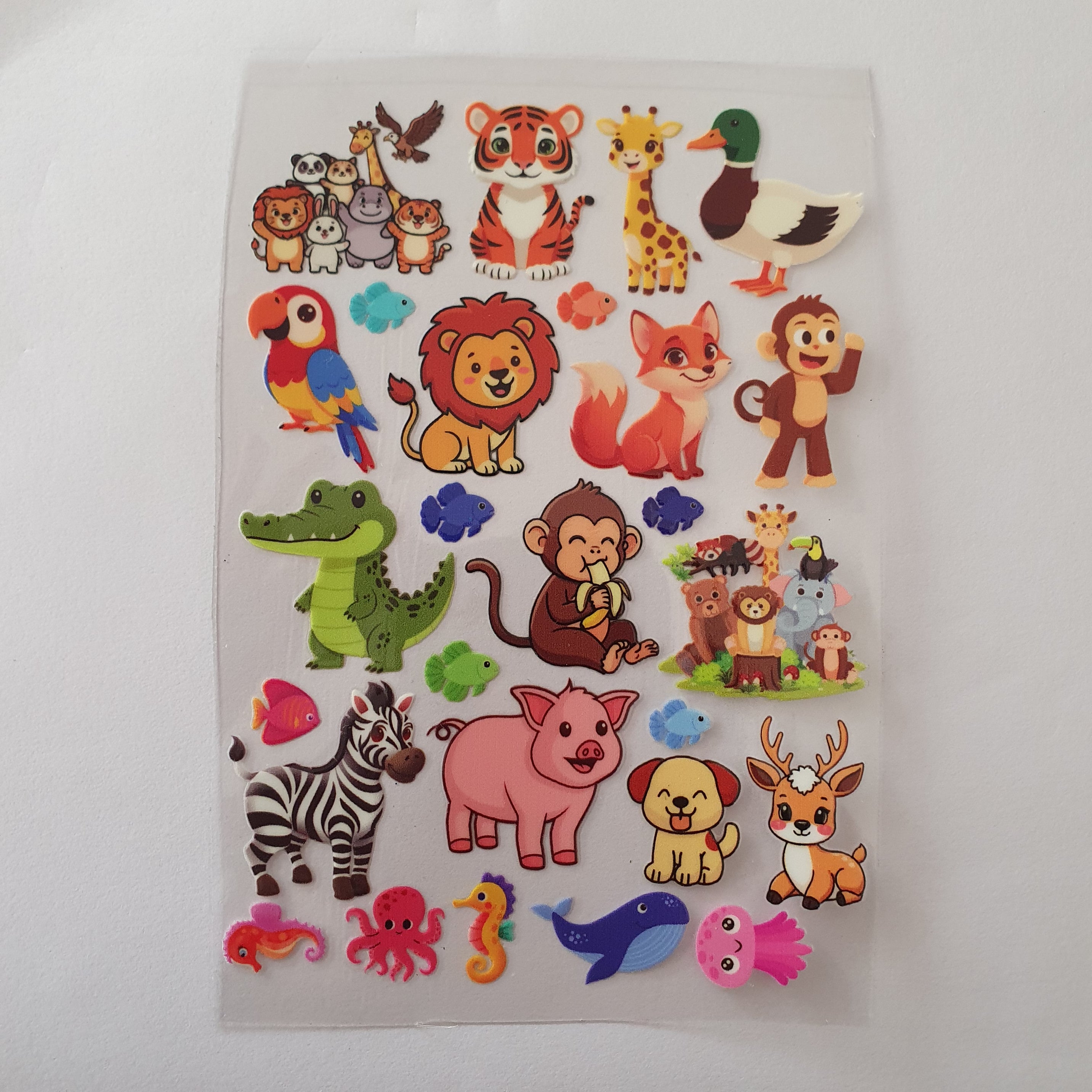 Animals Dtf Stickers