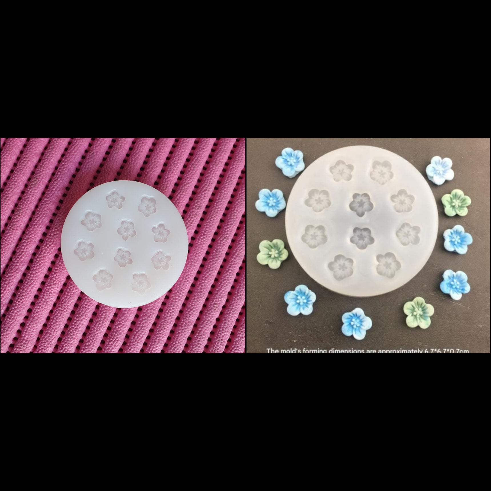 Flower shape flower handmade mould