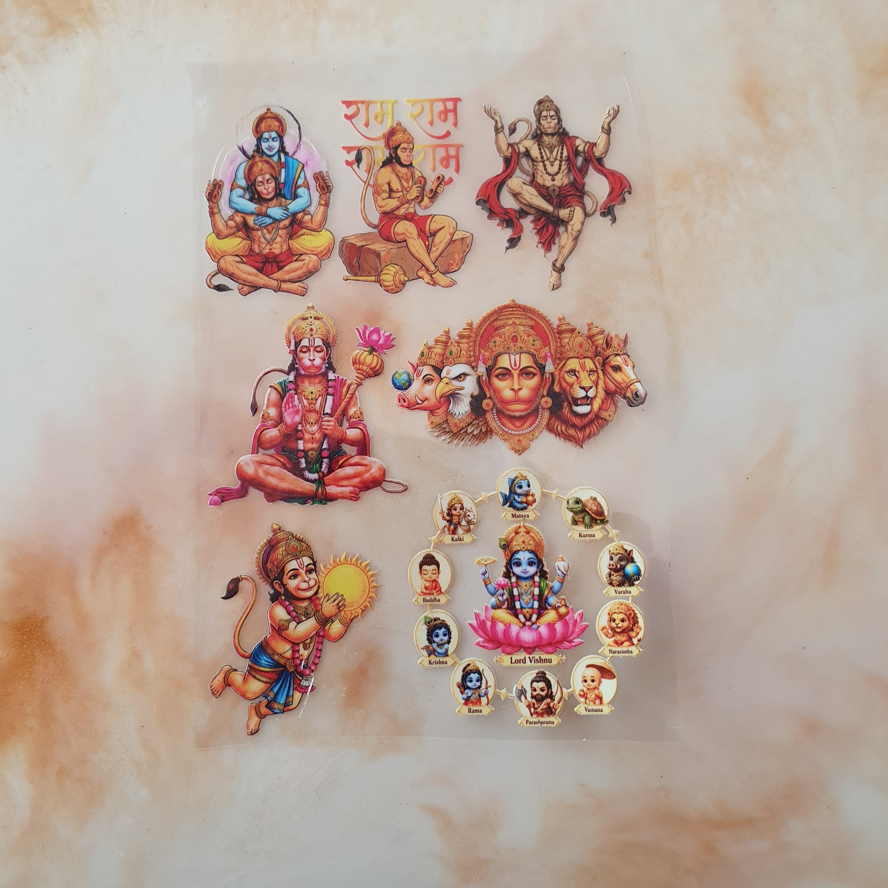 Hanuman Ji DTF Stickers