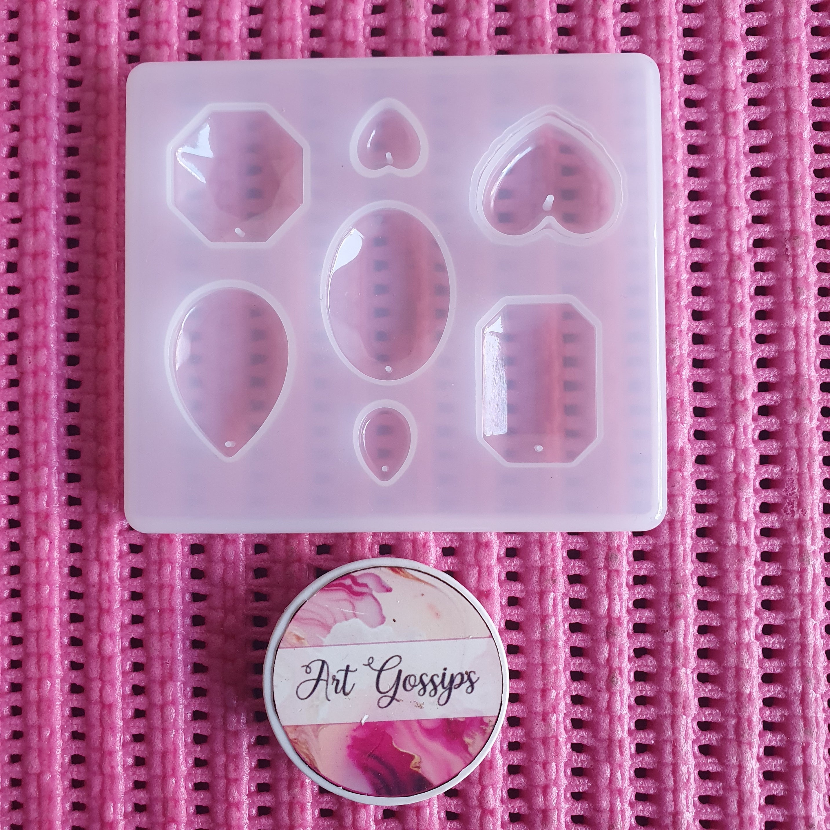 7 cavity Jewellery & Keychain Mould