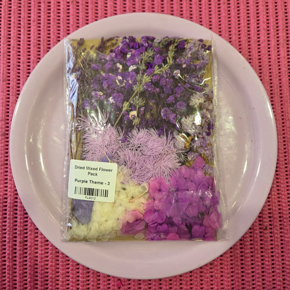 Dried Mixed Flower Purple Theme